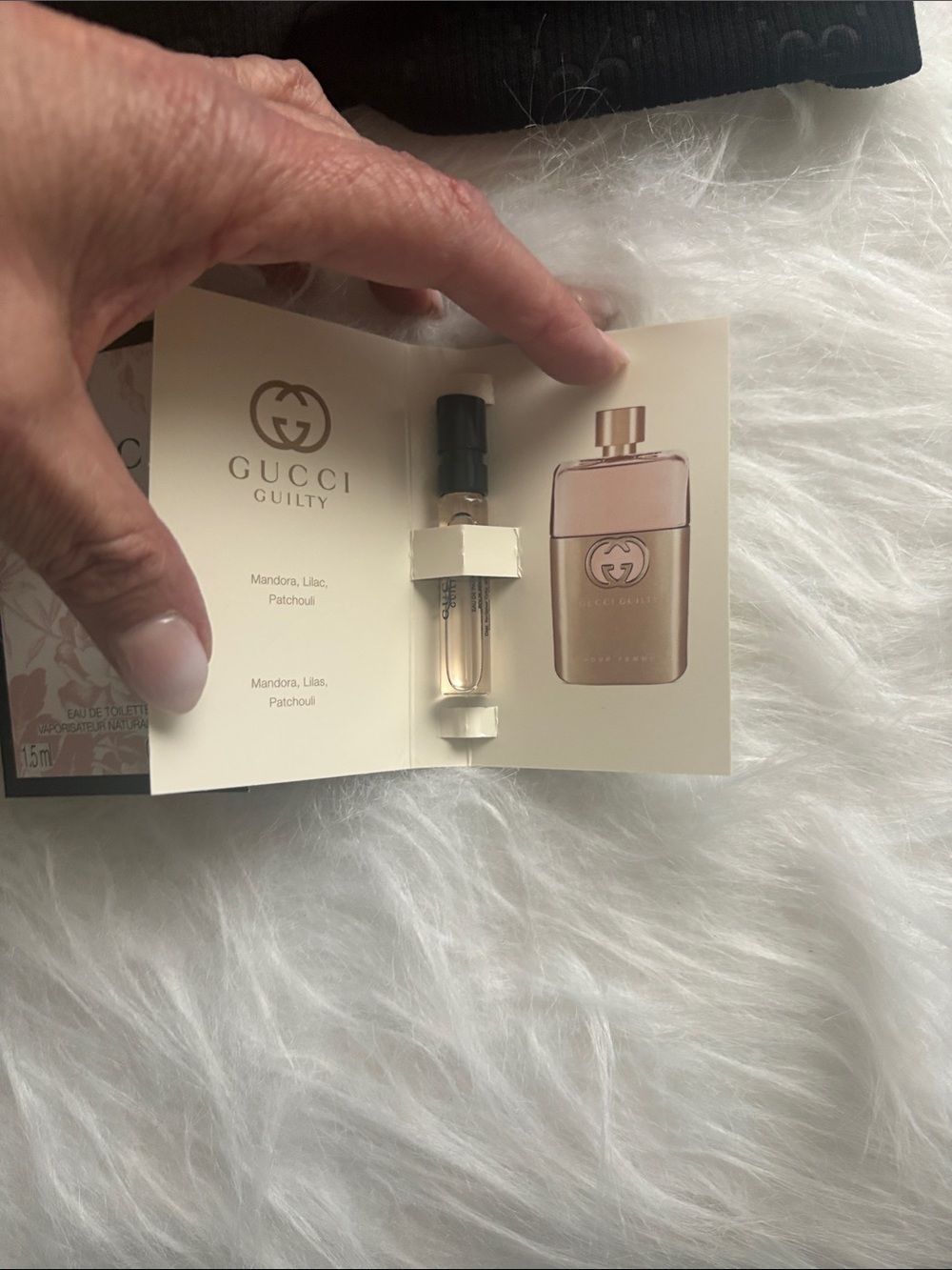 New Gucci Bloom & Guilty Perfume Black GG Knotted Headband & Twilly Bundle - Picture 4 of 6